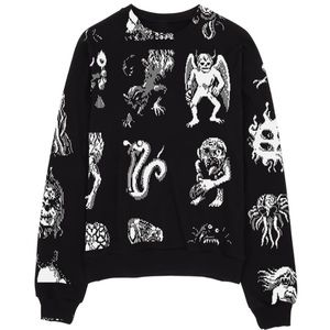 Kikillo Parade Black deluxe light sweatshirt